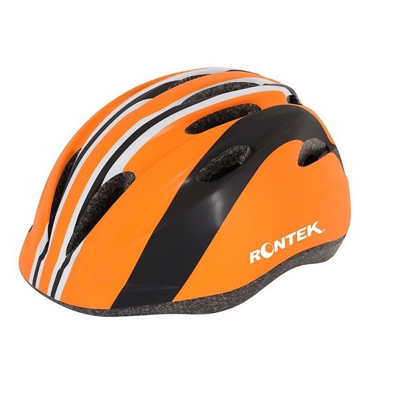 Capacete Infantil RT-06 Laranja Com Led