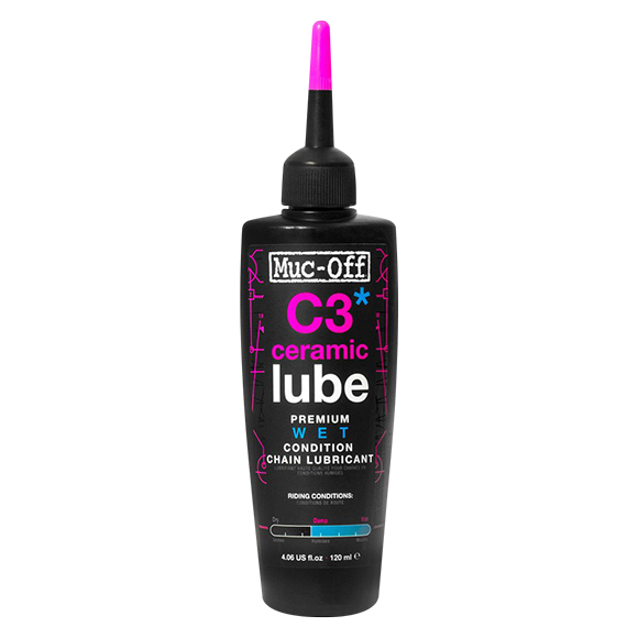 Lubrificante C3 Ceramic Úmido MUC-OFF - 120ml