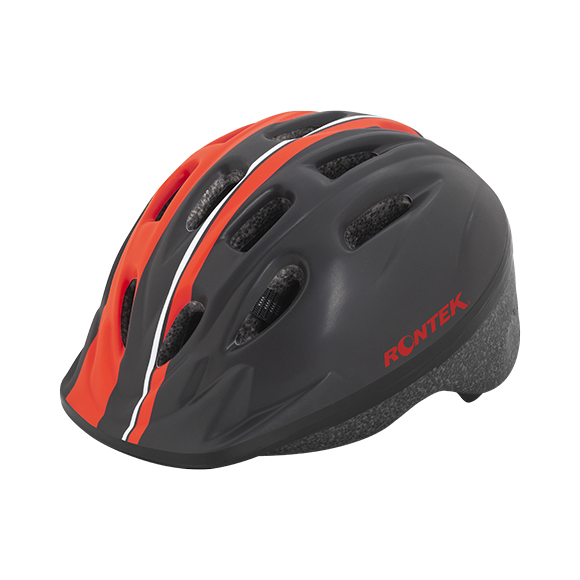 Capacete Infantil RT-12 Preto/Vermelho