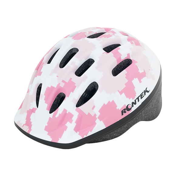 Capacete Infantil RT-12 Branco/Rosa