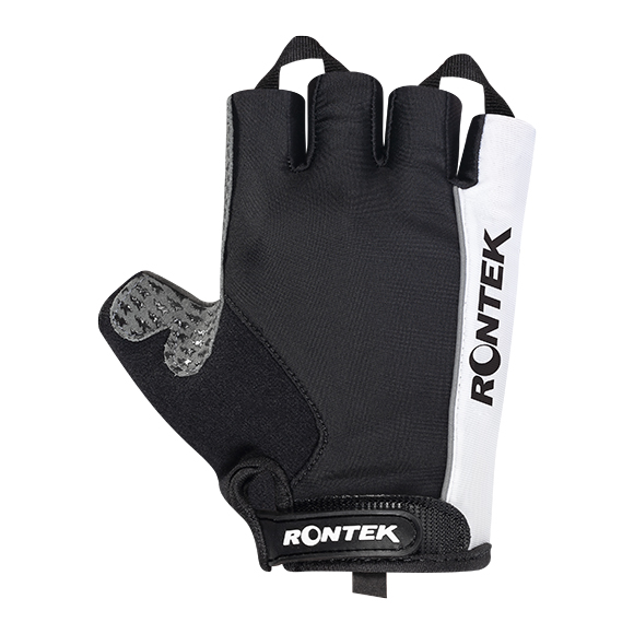 Luva Para Ciclismo RONTEK RT-22 Gel Preto/Branco M