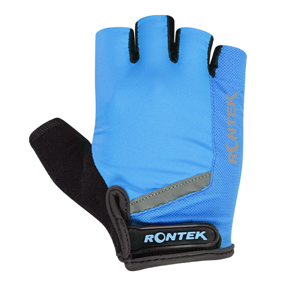 Luva Para Ciclismo RONTEK RT-20 Dedo Curto Azul P