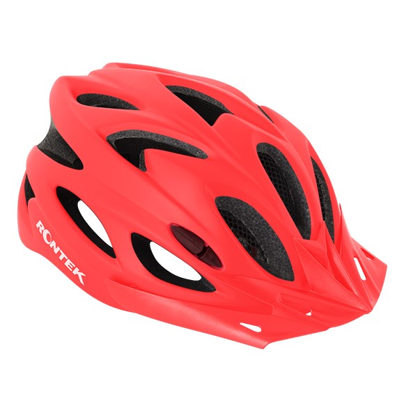 Capacete Adulto In-Mold RT-58 Vermelho True Com Led