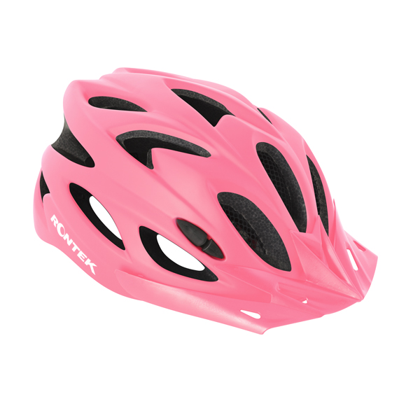 Capacete Adulto In-Mold RT-58 Rosa Madressilva Com Led