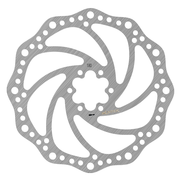 Rotor RONTEK Para Freios a Disco - 180mm