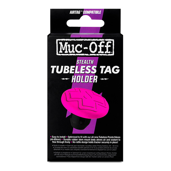 Suporte Rastreador de Bicicletas Tag Holder Para Tubeless - MUC-OFF