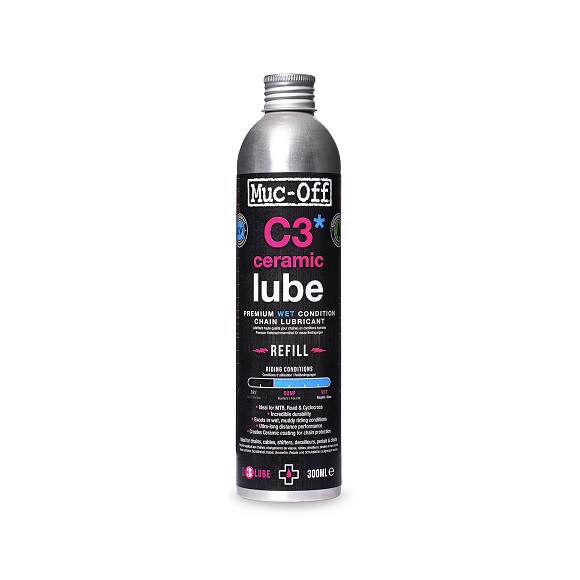 Lubrificante C3 Ceramic Úmido MUC-OFF - 300ml