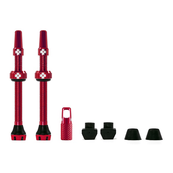 Válvula Para Tubeless 60MM Alumínio - Vermelho - MUC-OFF