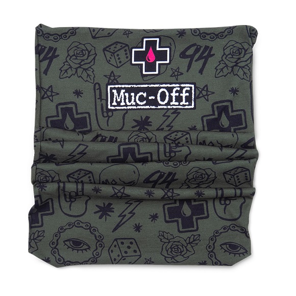 Bandana MUC-OFF Neck Gaiter Verão Para Ciclismo - Verde