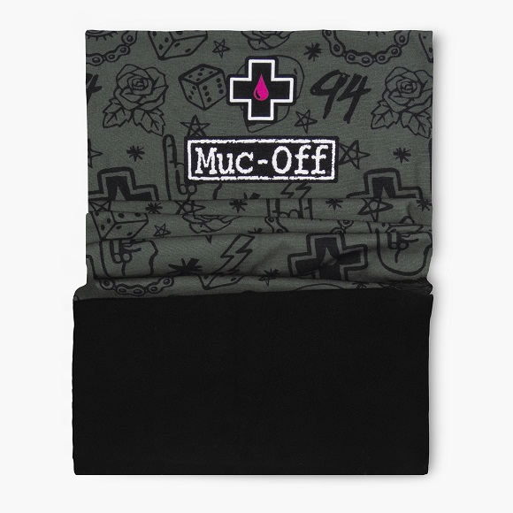 Bandana MUC-OFF Neck Gaiter Inverno Para Ciclismo - Verde